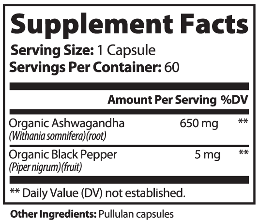 Ashwagandha capsules by Solid Health, image 6