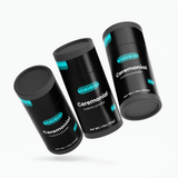 Three Solid Health Ceremonial Matcha tubes shown from different angles - image 4