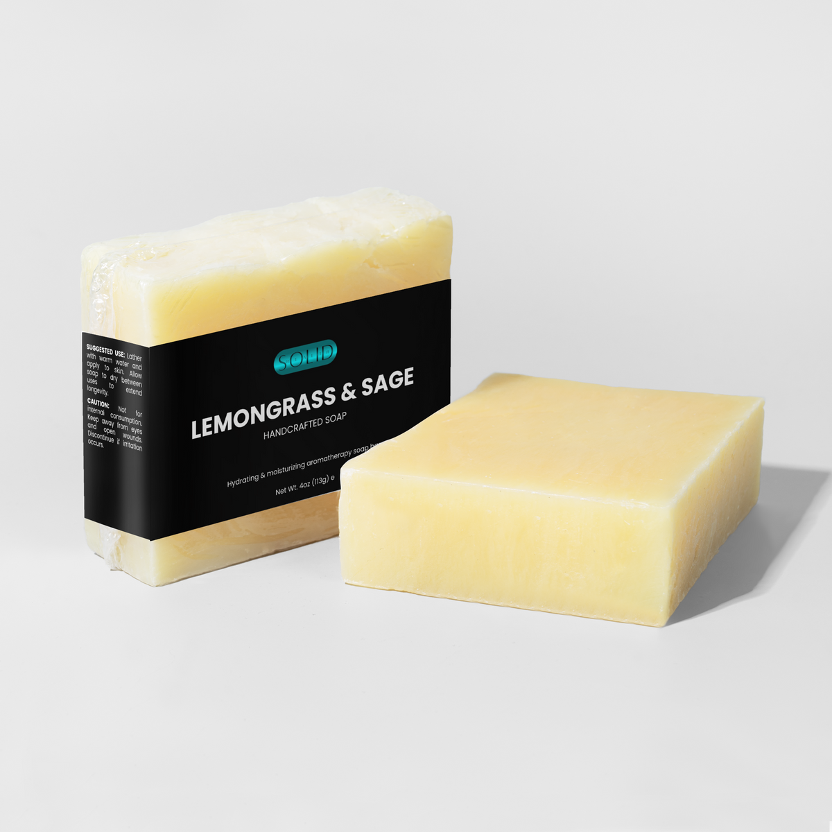 Lemongrass & Sage Soap by Solid Health, image 3