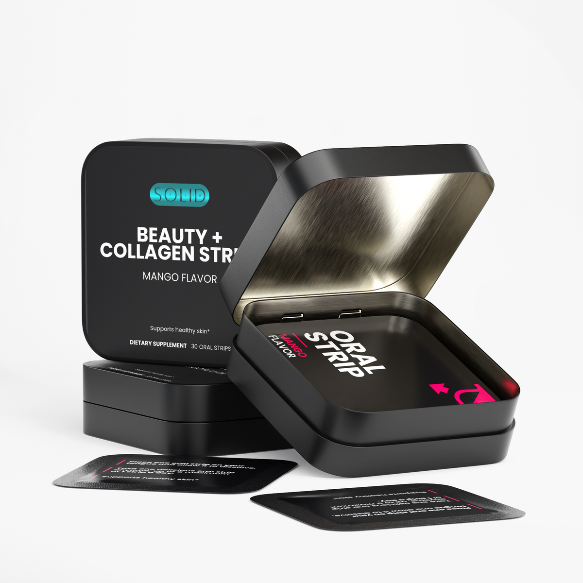 Beauty + Collagen Strips by Solid Health, image 3