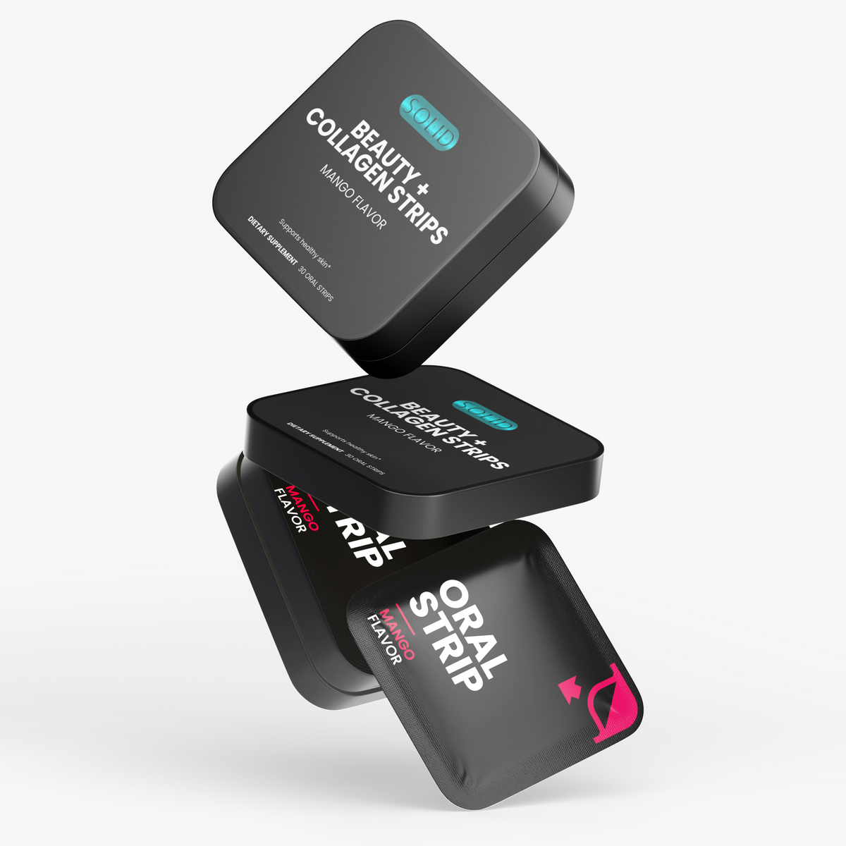Beauty + Collagen Strips by Solid Health, image 4
