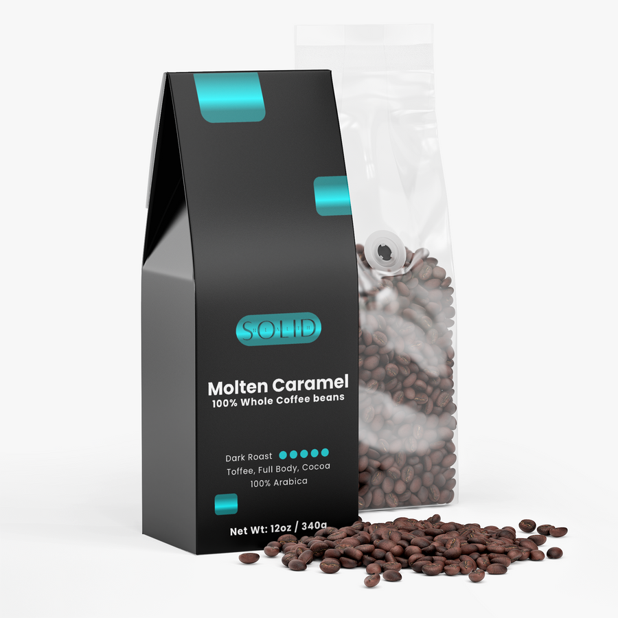 Molten Caramel Coffee (Dark Roast) by Solid Health