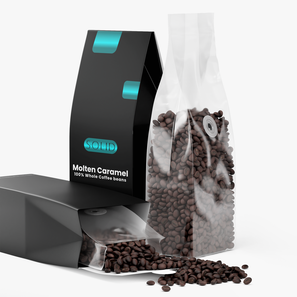Molten Caramel Coffee (Dark Roast) by Solid Health, image 3