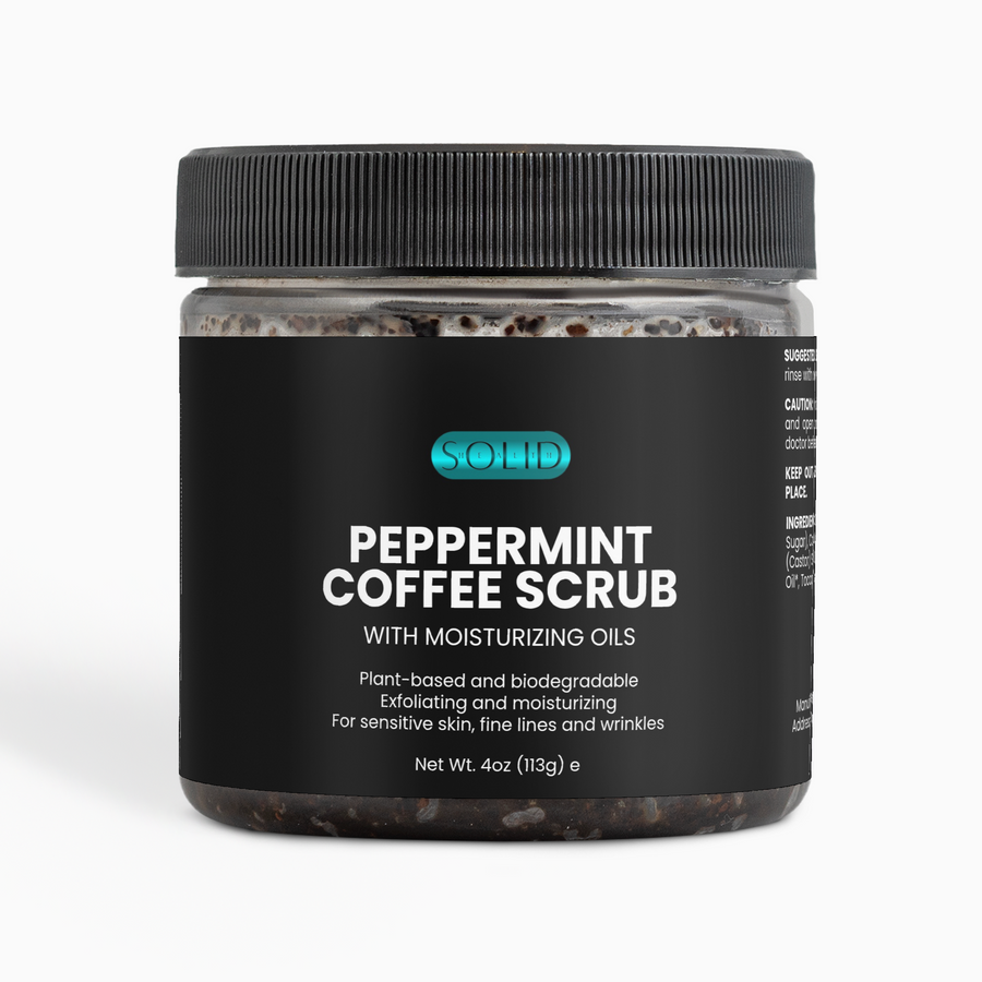 Peppermint Coffee Scrub by Solid Health