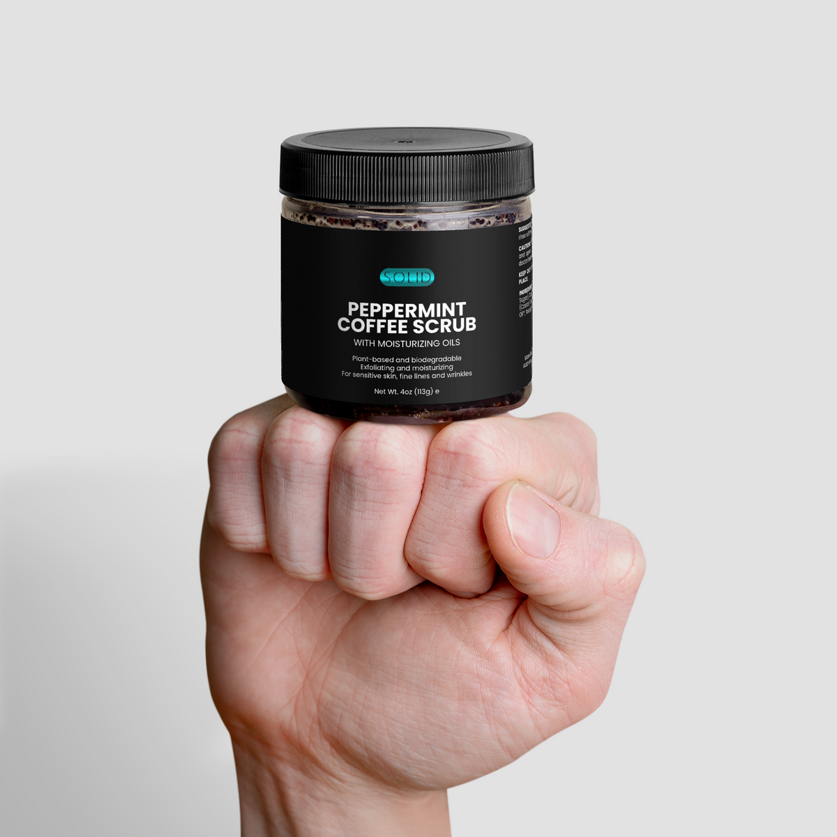 Peppermint Coffee Scrub by Solid Health, image 5