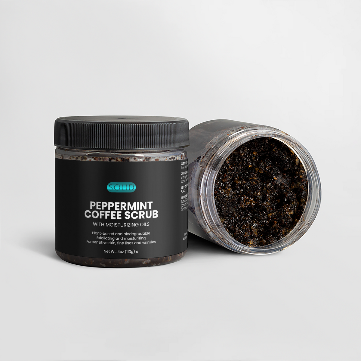Peppermint Coffee Scrub by Solid Health, image 3