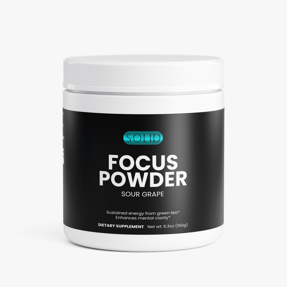 Focus Powder (Sour Grape) by Solid Health, image 2