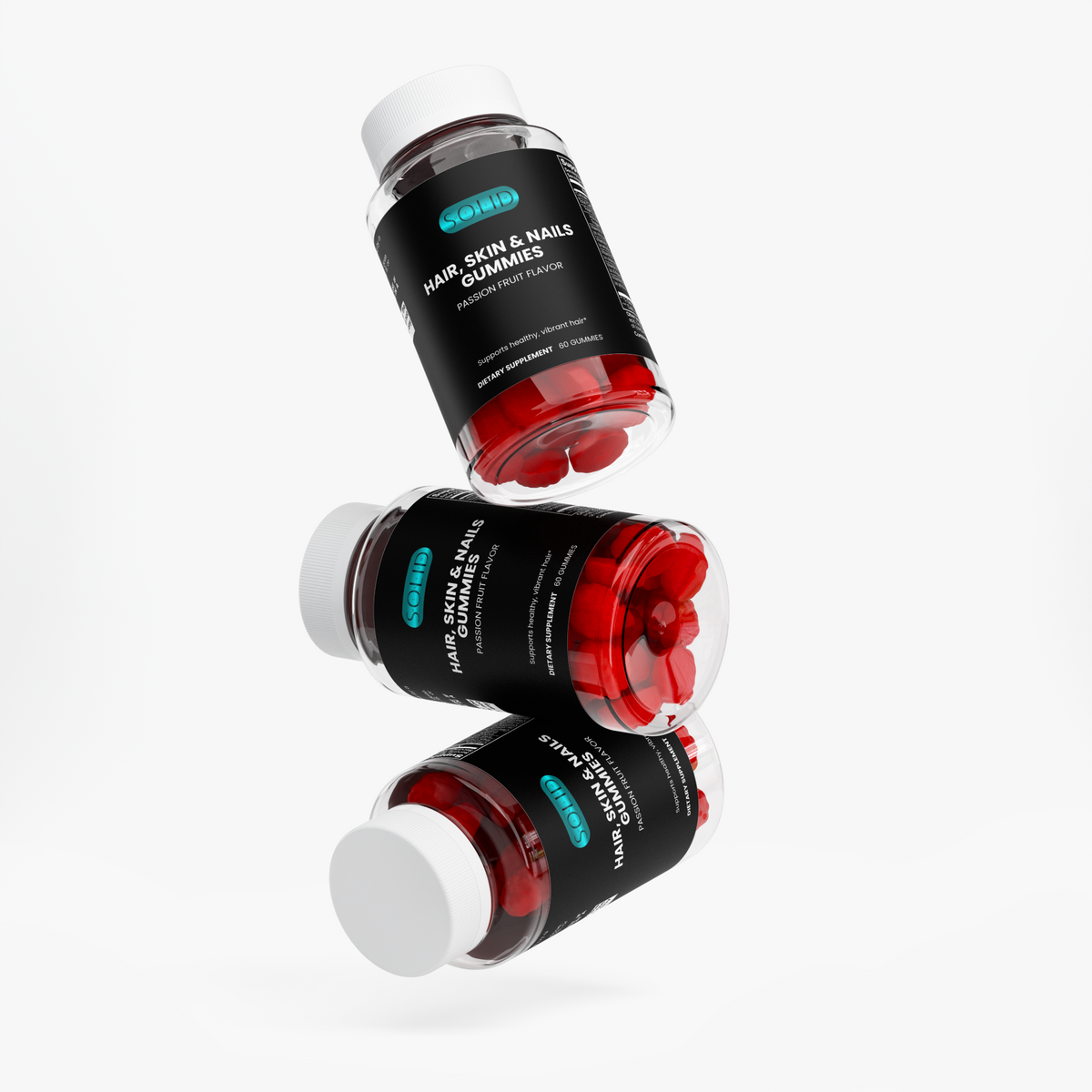 Hair, Skin & Nails Gummies by Solid Health, image 4