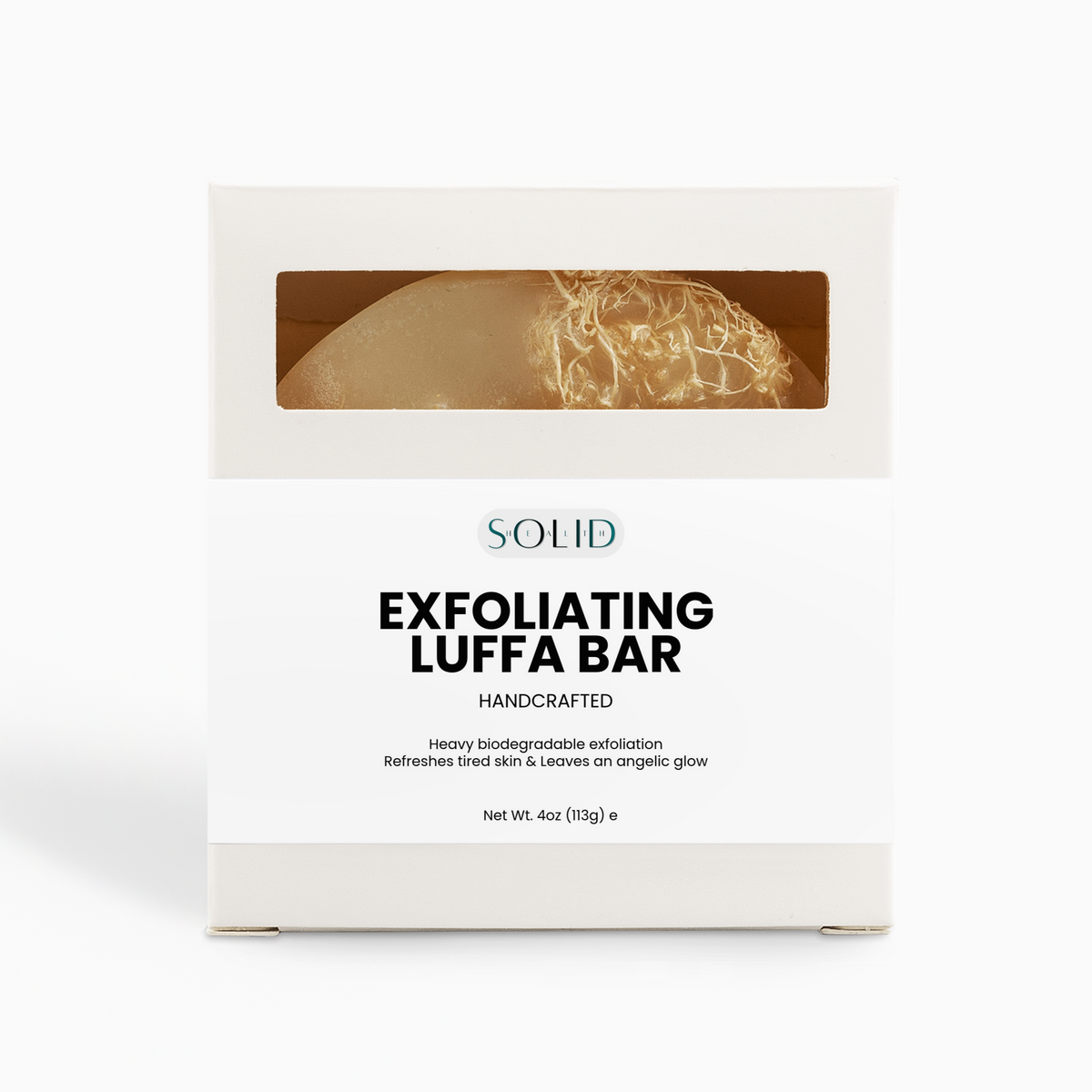 Exfoliating Luffa Bar bar soap by Solid Health