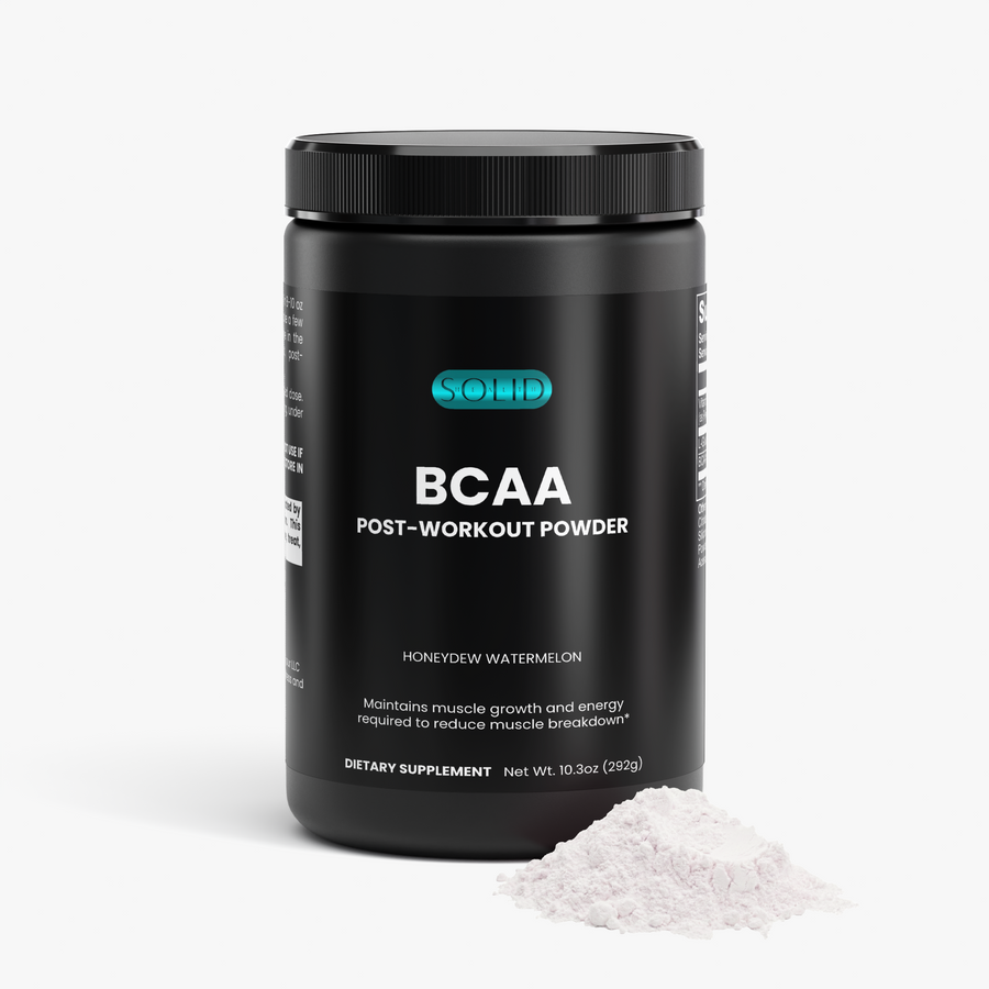BCAA Post Workout Powder (Honeydew Watermelon) by Solid Health