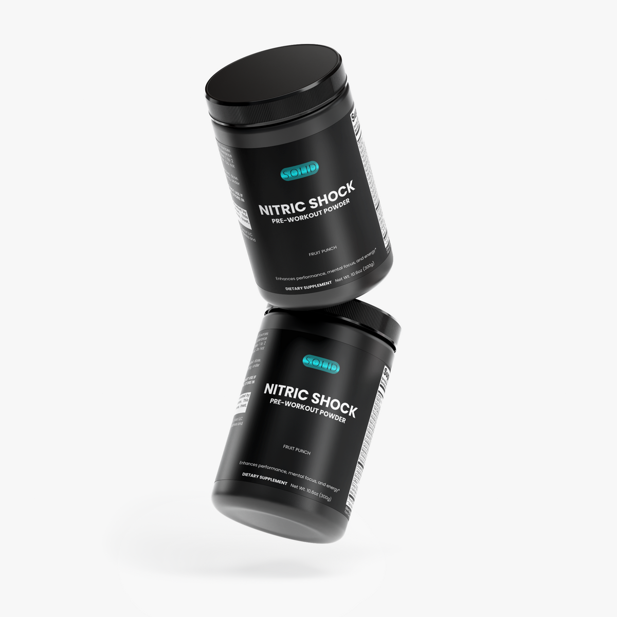 Nitric Shock Pre-Workout Powder (Fruit Punch) by Solid Health, image 4
