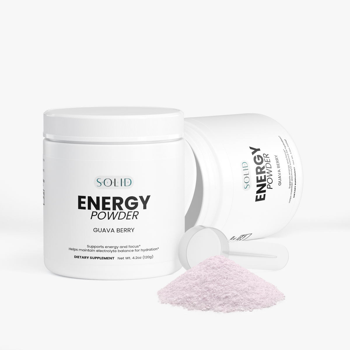 Energy Powder (Guava Berry) by Solid Health, image 3