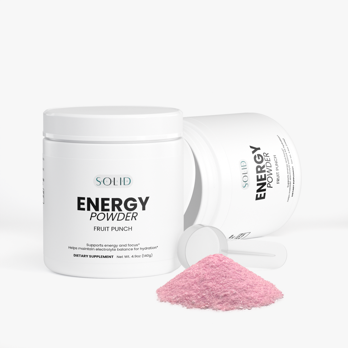 Energy Powder (Fruit Punch) by Solid Health, image 3