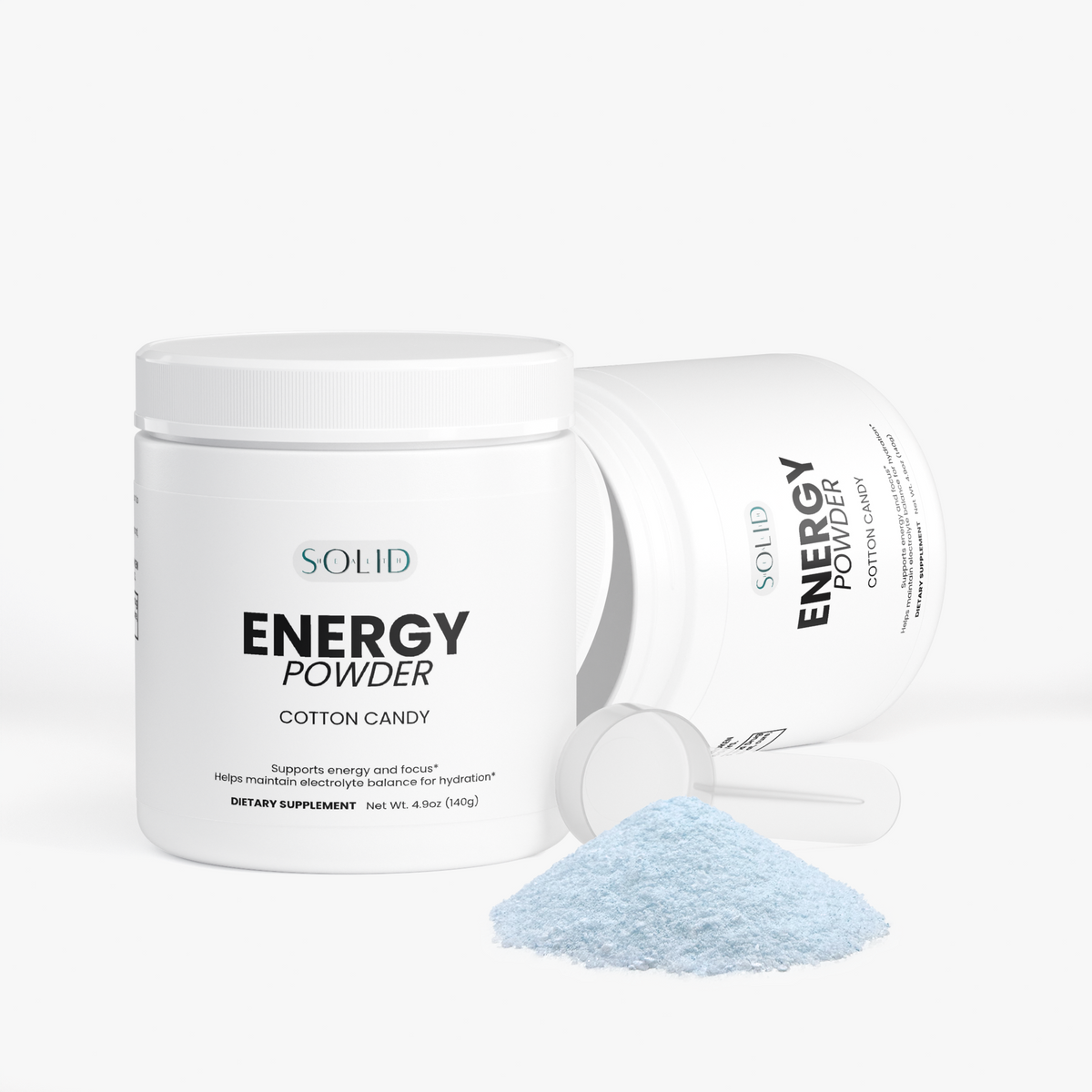 Energy Powder (Cotton Candy) by Solid Health, image 3