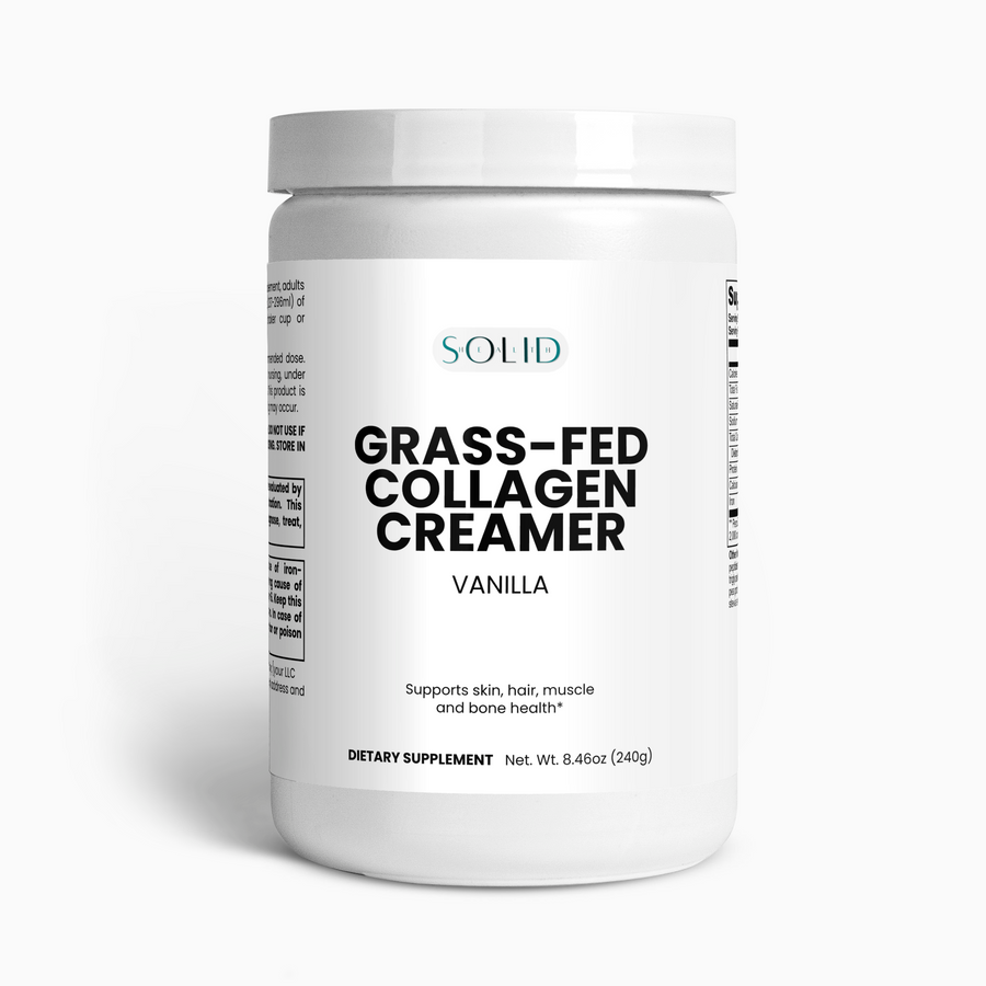 Grass-Fed Collagen Creamer (Vanilla) creamer powder by Solid Health