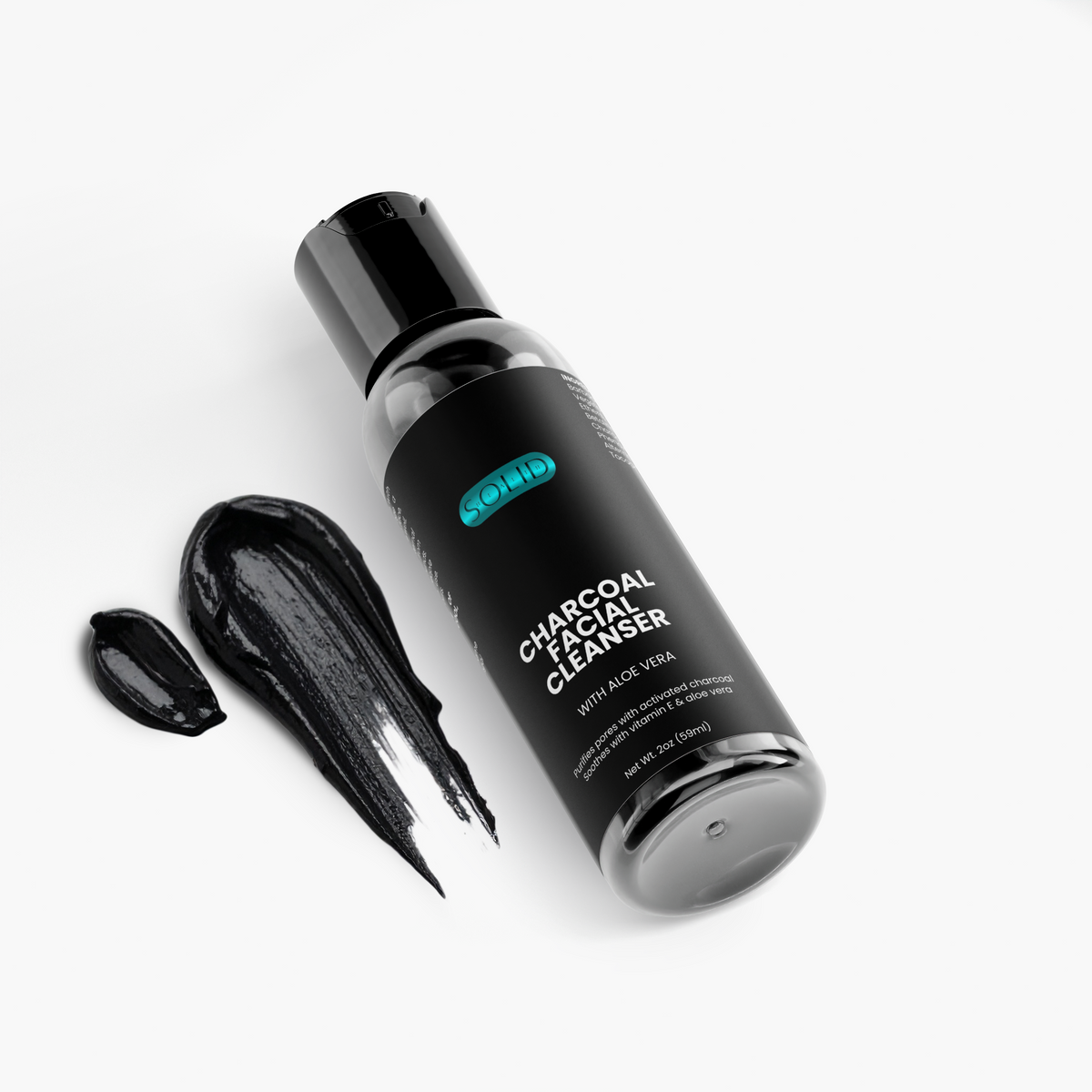 Charcoal Facial Cleanser by Solid Health, image 2