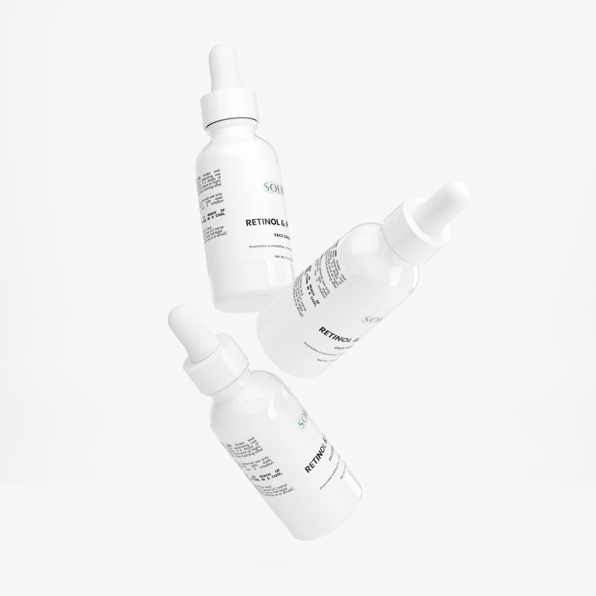 Retinol and Peptide Face Serum by Solid Health, image 4
