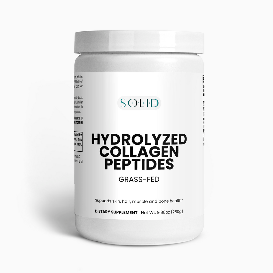 Grass-Fed Hydrolyzed Collagen Peptides powder by Solid Health
