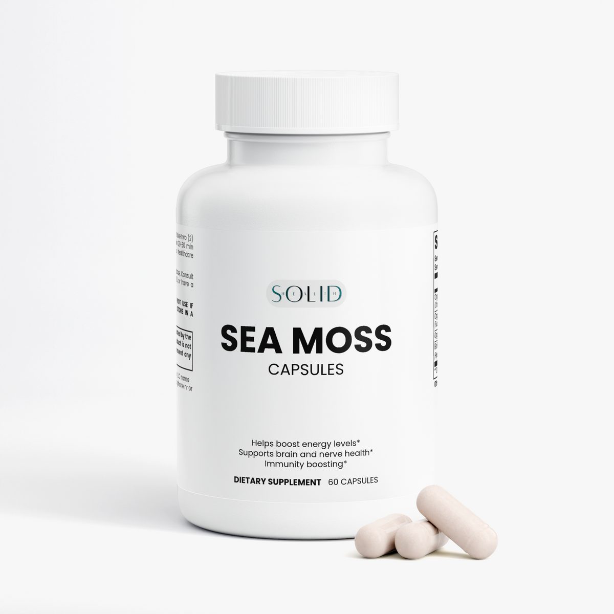 Sea Moss capsules by Solid Health