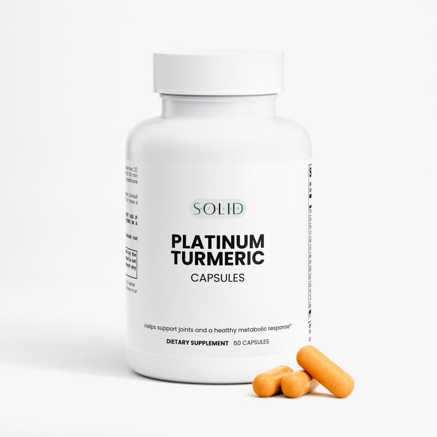 Platinum Turmeric capsules by Solid Health
