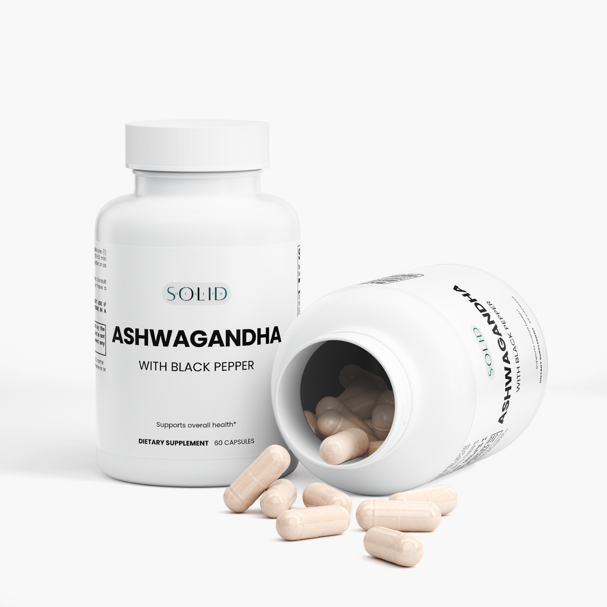 Ashwagandha capsules by Solid Health, image 3