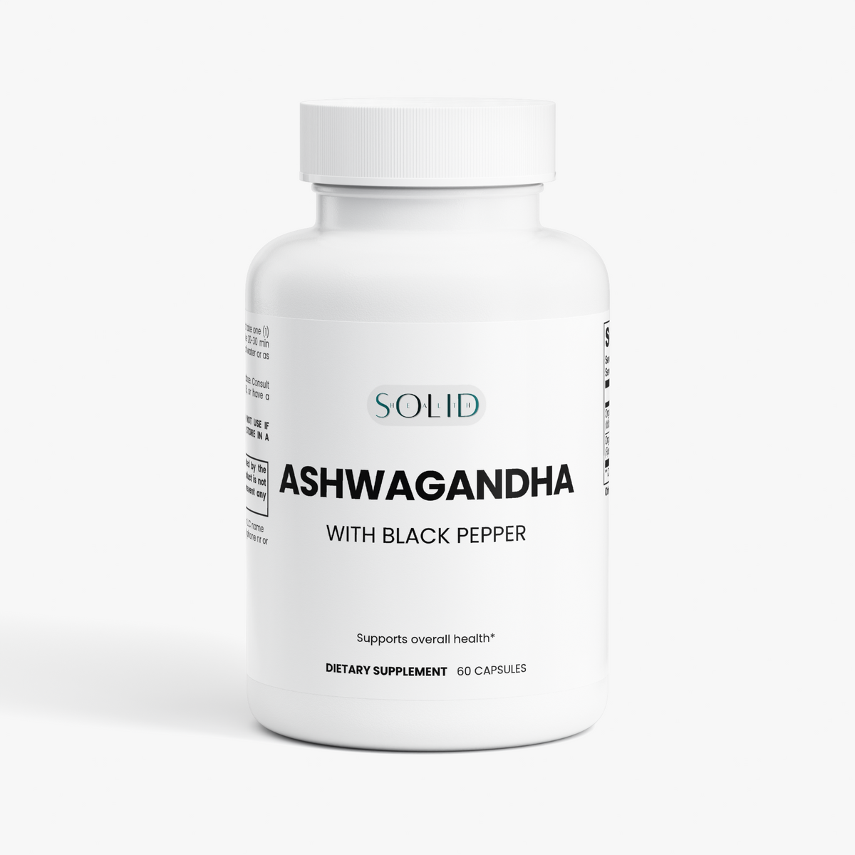 Ashwagandha capsules by Solid Health, image 2
