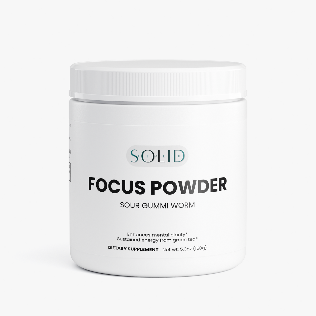 Focus Powder (Sour Gummi Worm) by Solid Health, image 2