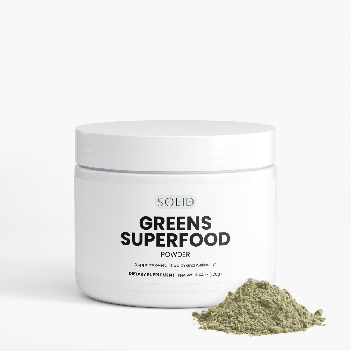 Greens Superfood powder by Solid Health