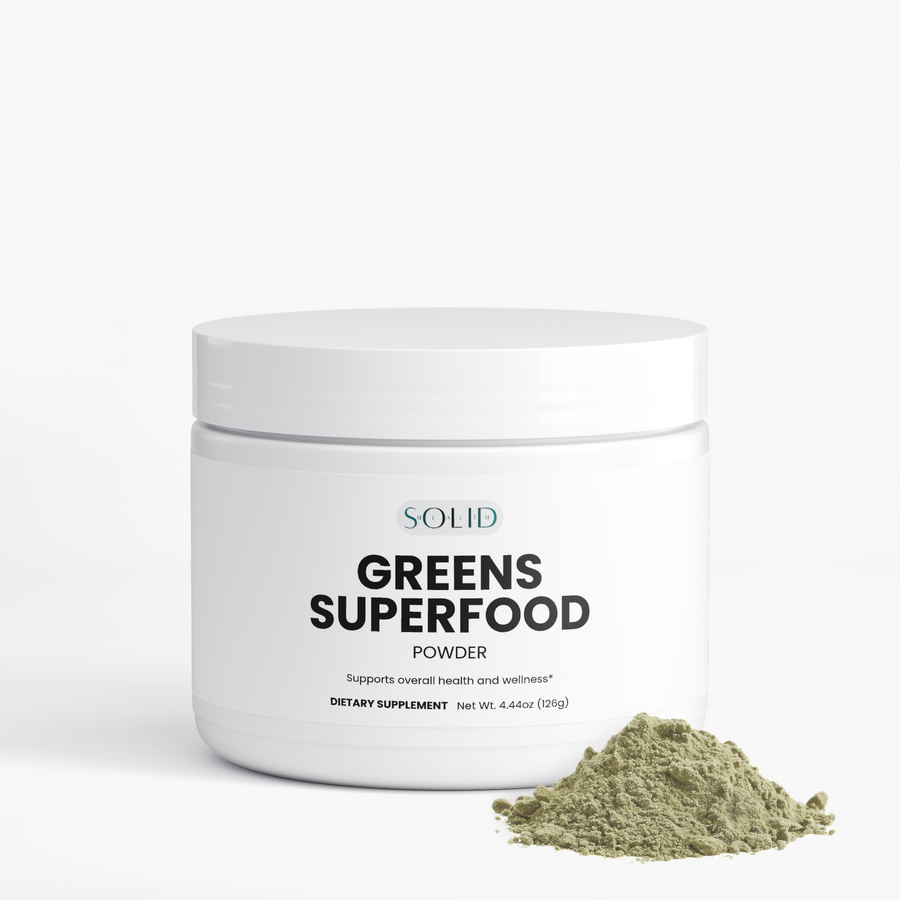 Greens Superfood powder by Solid Health