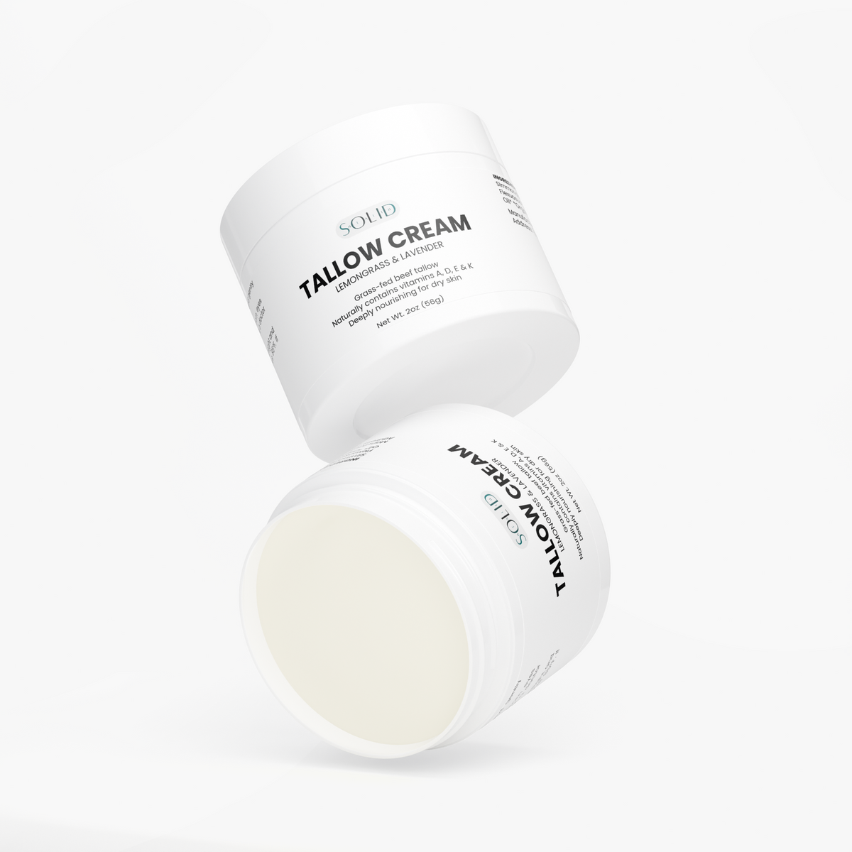Tallow Cream Lemongrass & Lavender by Solid Health, image 4