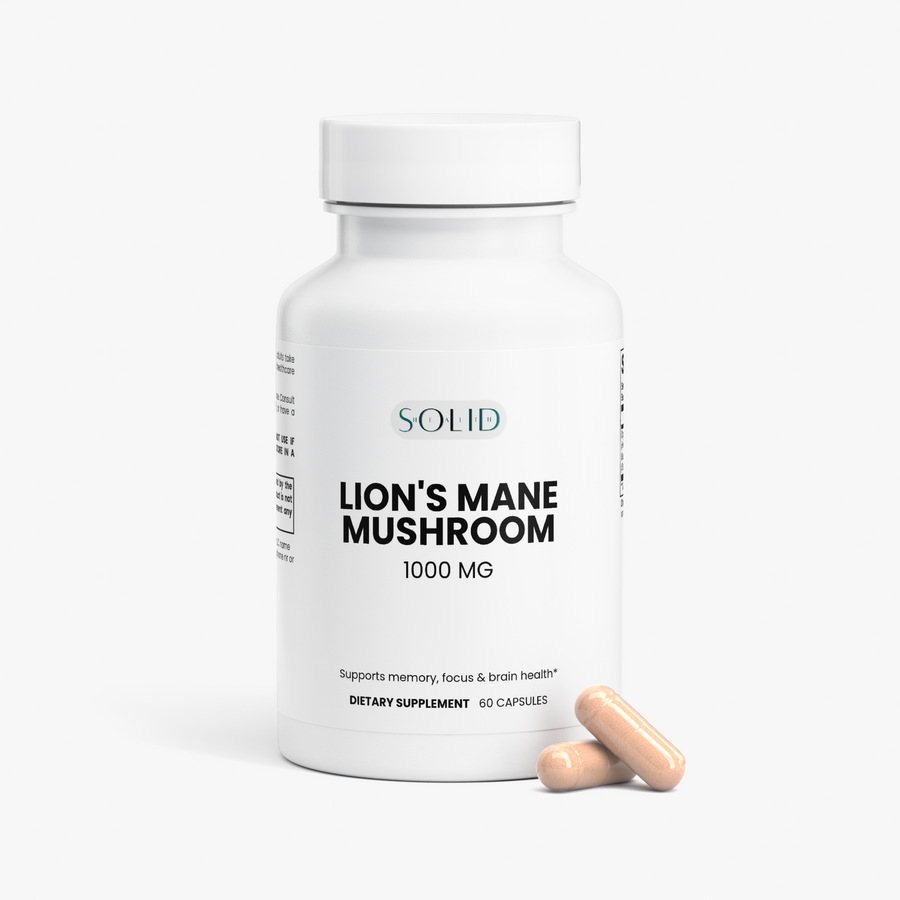 Lion's Mane Mushroom capsules by Solid Health