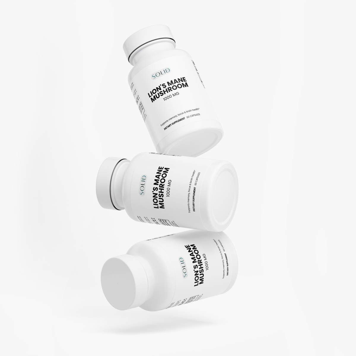Lion's Mane Mushroom capsules by Solid Health, image 4