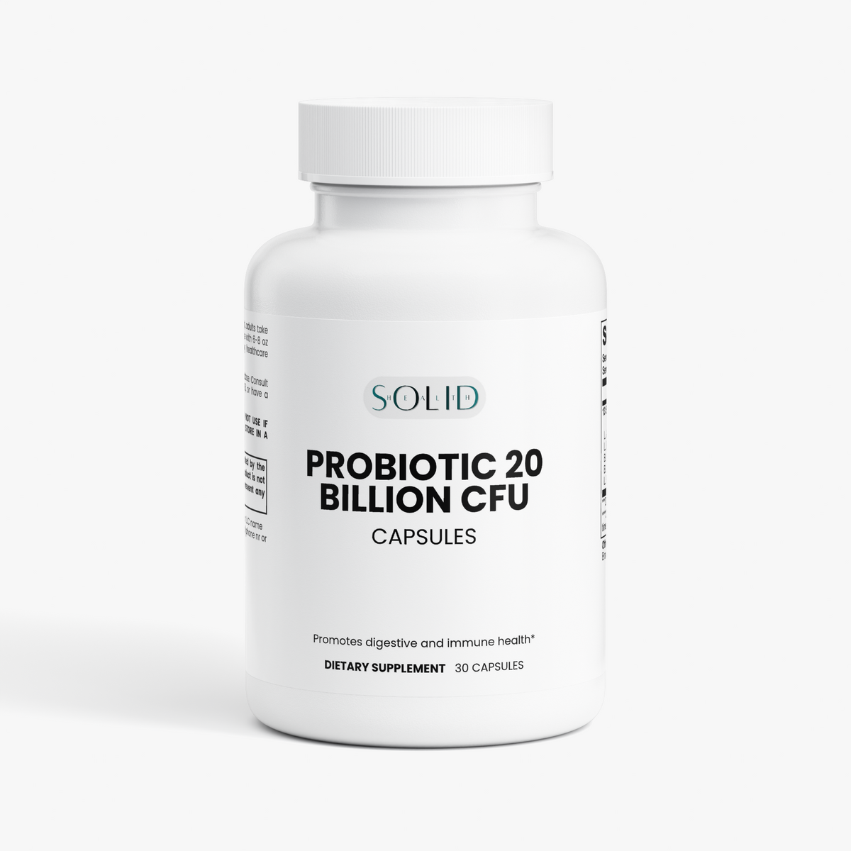 Probiotic 20 Billion capsules by Solid Health, image 2