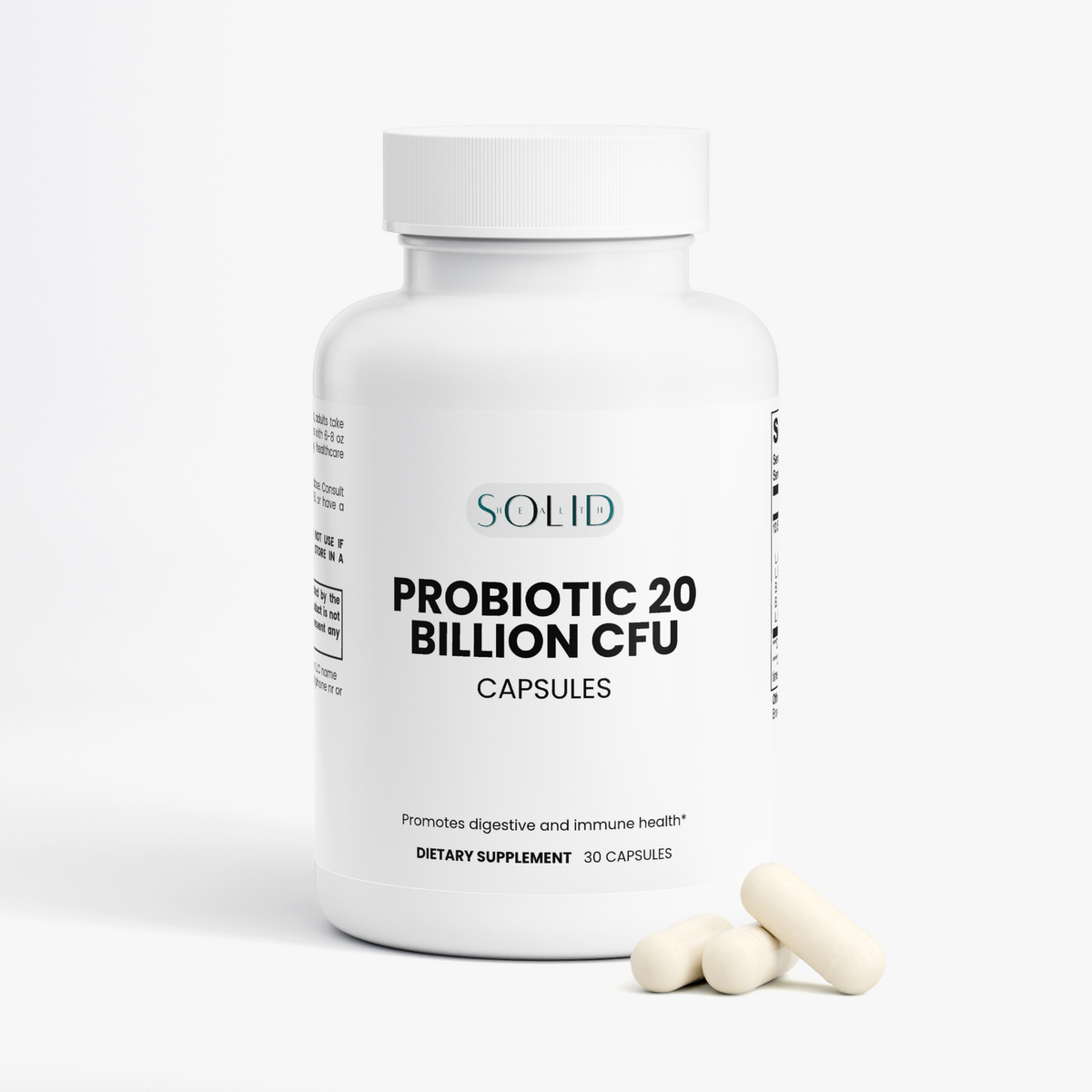 Probiotic 20 Billion capsules by Solid Health