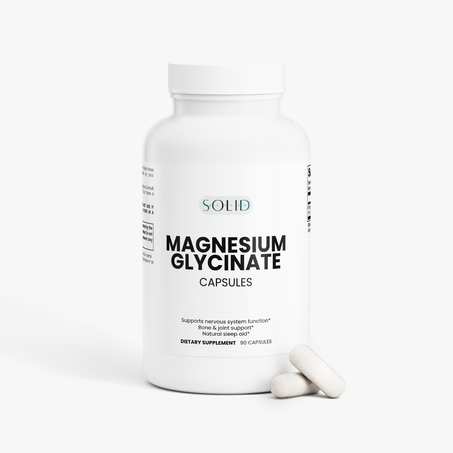 Magnesium Glycinate capsules by Solid Health
