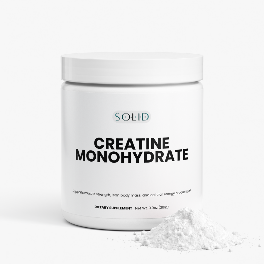 Creatine Monohydrate powder by Solid Health