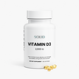 Vitamin D3 2,000 IU softgels by Solid Health - image 1