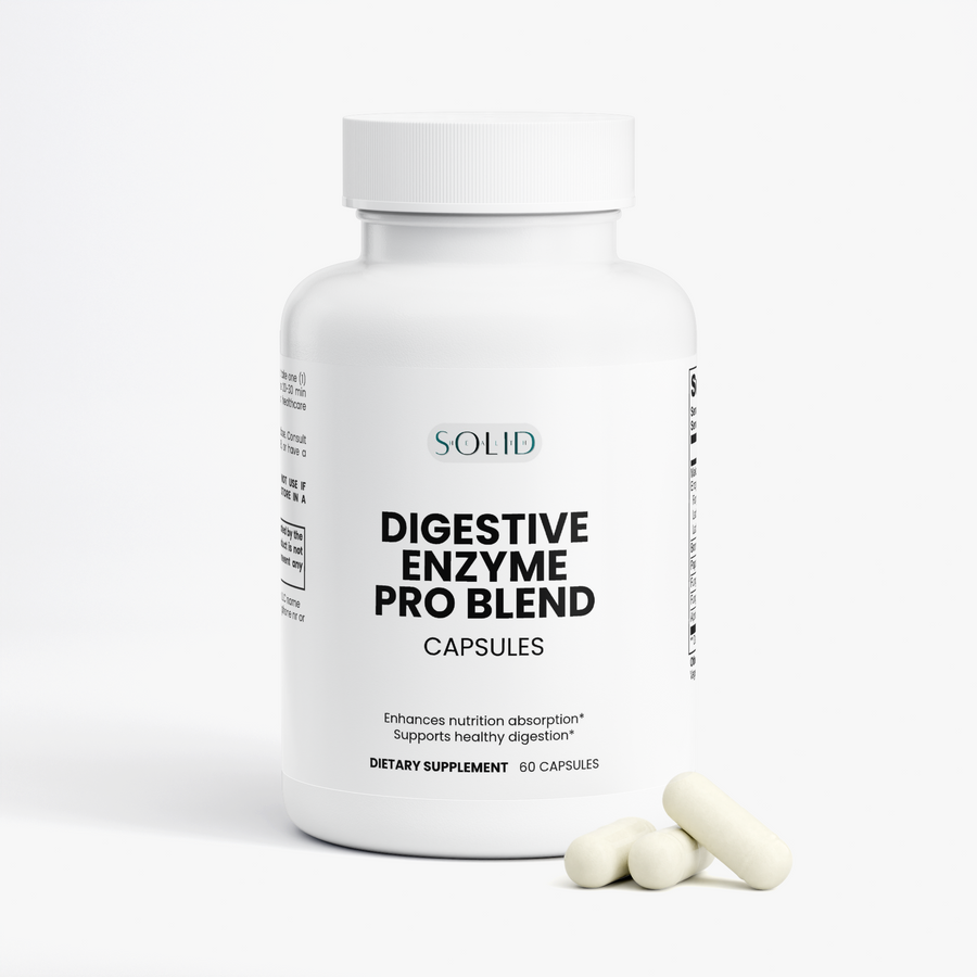 Digestive Enzyme Pro Blend capsules by Solid Health