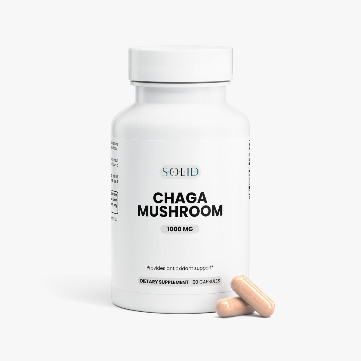 Chaga Mushroom capsules by Solid Health