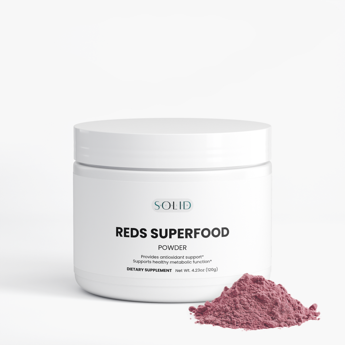 Reds Superfood powder by Solid Health