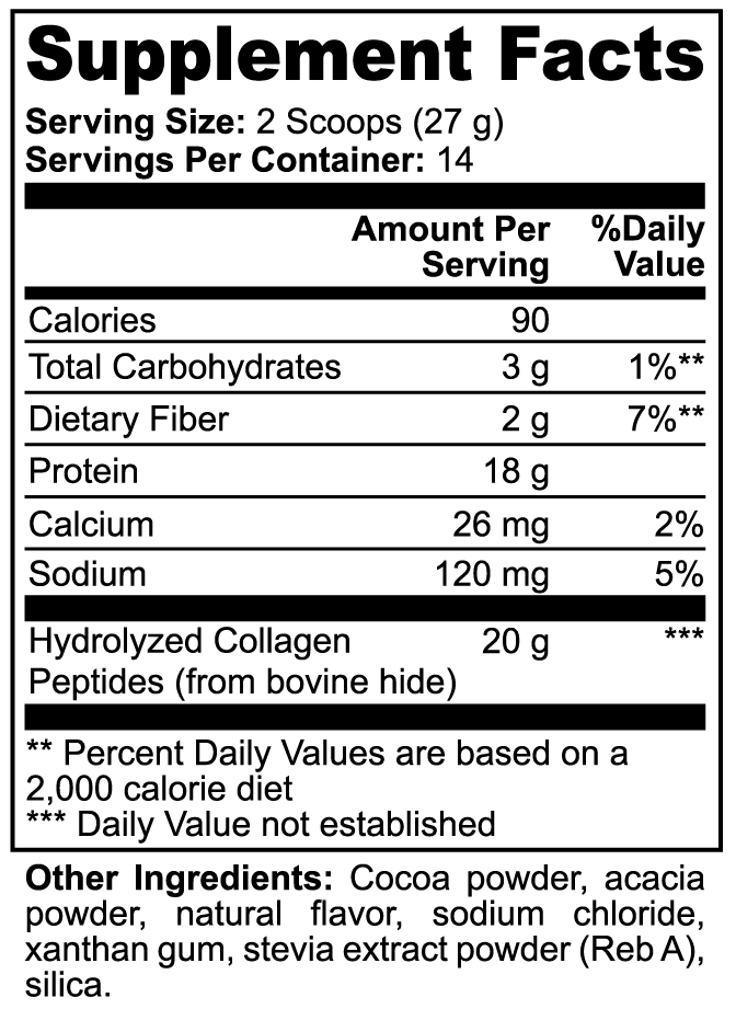 Grass-Fed Collagen Peptides (Chocolate) powder by Solid Health, image 5