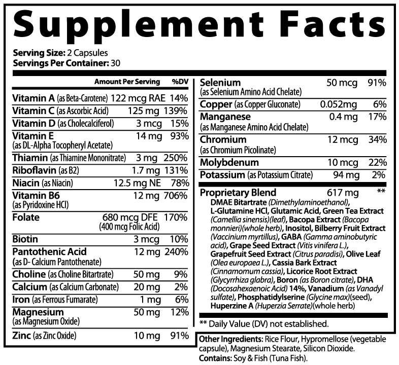 Brain & Focus Formula capsules by Solid Health, image 6