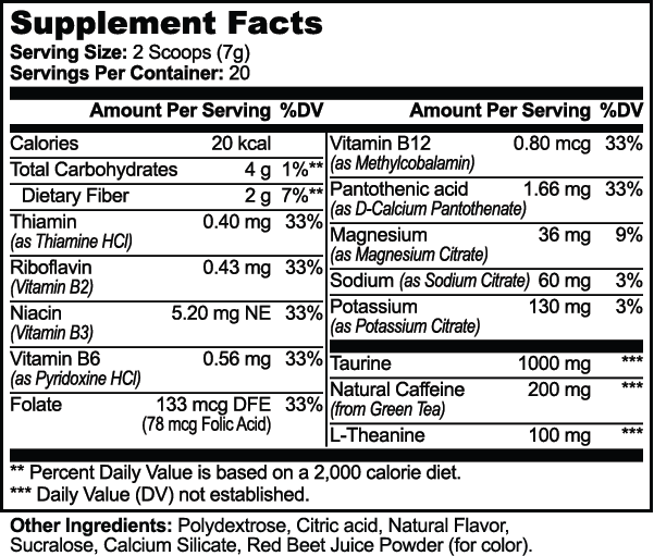 Energy Powder (Strawberry Shortcake) drink mix by Solid Health, image 6