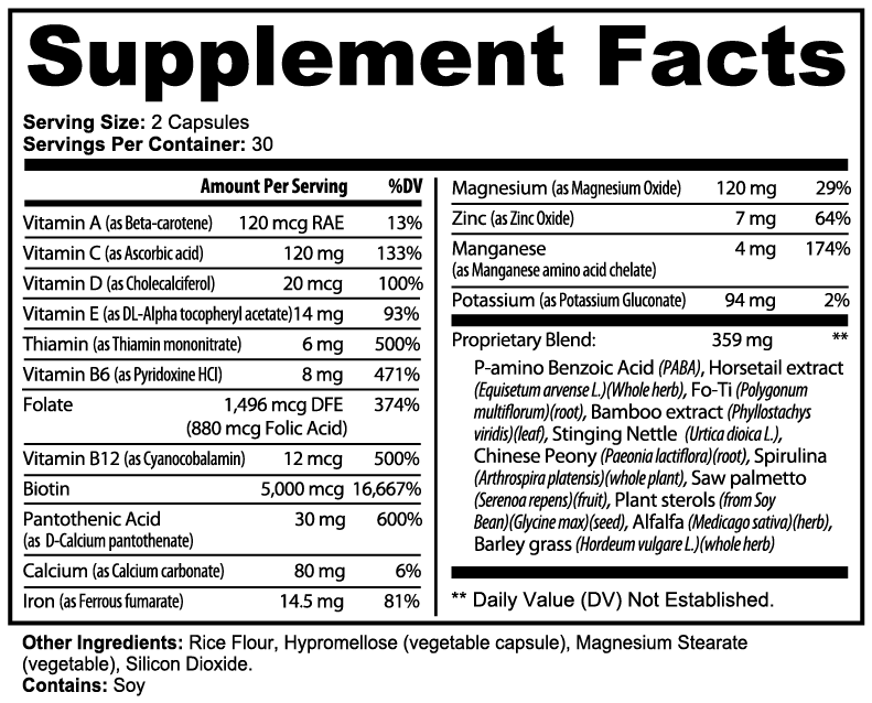 Hair, Skin and Nails Essentials capsules by Solid Health, image 6